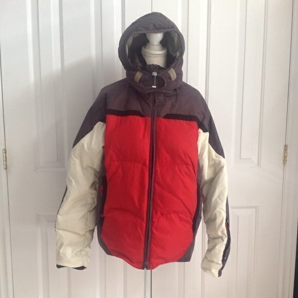 Rossignol Jackets & Blazers - ROSSIGNOL Women Winter Ski Coat, Large, Red/White/Black, Down Duck & Fea…
